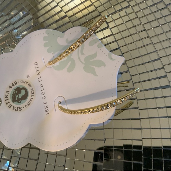 Spartina 449 18k gold plated earrings - Picture 2 of 4